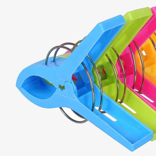 Beach Towel Clips Chair Clips Towel Holder - Plastic Hanging Clip Clamps for Outdoor Use