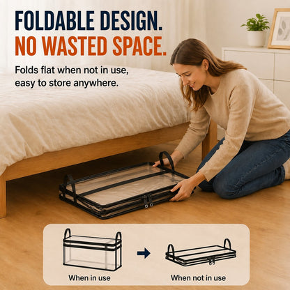 📦Large Heavy-Duty Thick Plastic Clear Storage Bag for Clothes, Moving & Storage